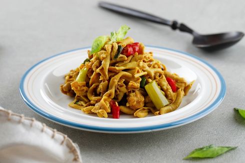 Resep Usus Bumbu Kuning Ala Warteg, Pakai Kemangi