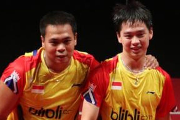 Markis Kido dan Kevin Sanjaya Sukamuljo