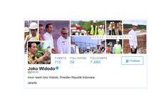 Jokowi Masuk 10 Besar Pemimpin Dunia dengan Pengikut Terbanyak di Twitter