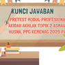 Kunci Jawaban Pretest Modul Profesional Akidah Akhlak Topik 2 Asmaul Husna, PPG Kemenag 2025 PAI