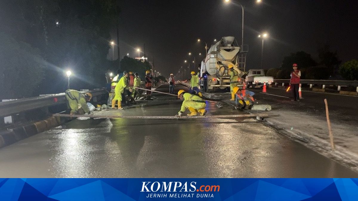 Perbaikan Tol JORR hingga 3 Juli, Sejumlah Lajur Ditutup Sementara