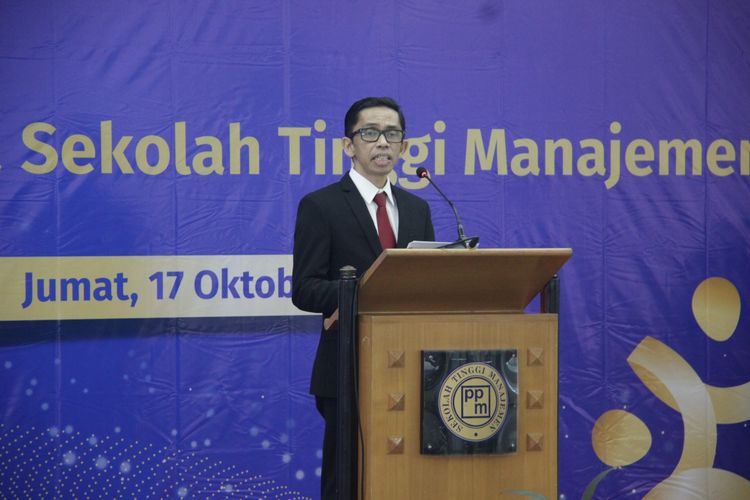 Pelantikan Ketua Sekolah Tinggi PPM Manajemen, Wendra berlangsung di FG Hendricks PPM Manajemen, Jakarta (17/10/2025).
