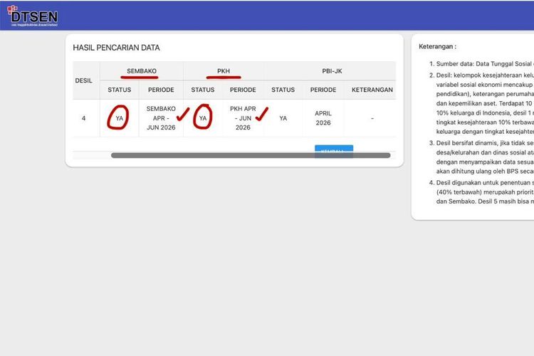 Cek Penerima Bansos 2026, Ini Link Resmi dan Caranya, Cukup Pakai NIK KTP