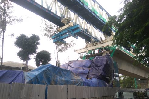 Hingga Januari Ini, Konstruksi LRT Jakarta Capai 56,94 Persen