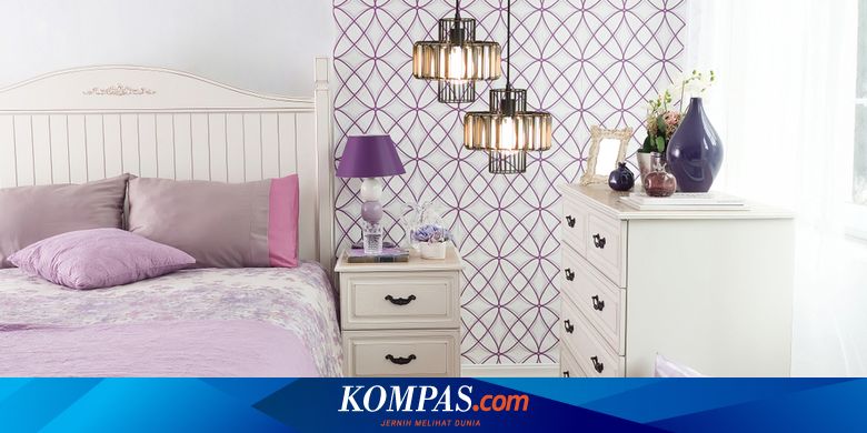 7 Inspirasi Kamar Tidur Warna Ungu