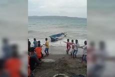 Longboat Penumpang di Buton Selatan Tenggelam Diterjang Ombak