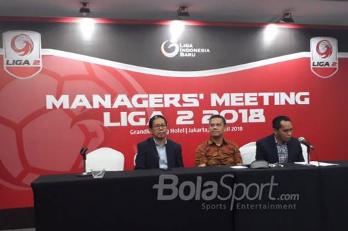 Format dan Jumlah Tim yang Akan Degradasi pada Liga 2 Musim 2018