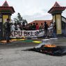 Massa Geruduk KPU Bangkalan, Protes soal Rekrutmen PPK