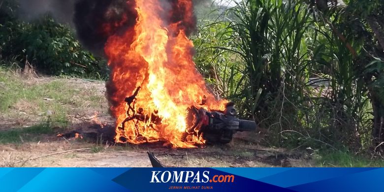 Tepergok Mencuri, 2 Maling di Deli Serdang Diamuk Massa, Motor Dibakar