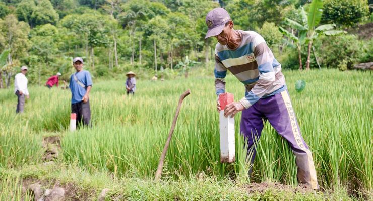 Patok Tanah Tak Boleh Asal Pasang, Sesuaikan dengan Aturan Pemerintah