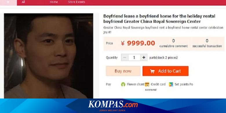 Pacar Sewaan Untuk Perempuan Lajang Marak Di China