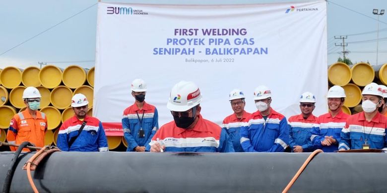 PT Perusahaan Gas Negara Tbk (PGN) dan PT Kilang Pertamina Internasional berkolaborasi dalam pengembangan proyek Pipa Gas Senipah-Balikpapan.
