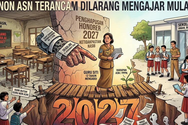 Benarkah Guru Non-ASN Dilarang Mengajar Mulai 2027? Ini Penjelasan Resmi Kemendikdasmen