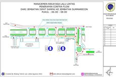 Sepekan Berjalan, Skema Contraflow di Jalan Perjuangan Jadi Permanen