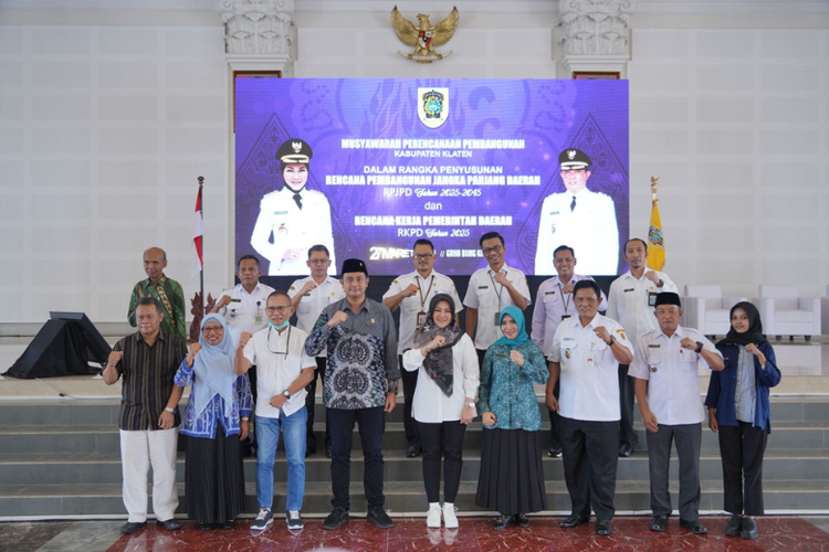 Kabupaten Klaten gelar Musrenbang di Grha Bung Karno (GBK), Rabu (27/3/2024). Forum ini dihadiri sekitar 400 undangan yang terdiri dari OPD, pemangku kepentingan, serta masyarakat.