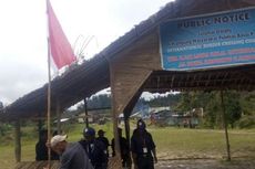 Akhirnya Merah Putih Berkibar di Kampung Oksingsing Papua