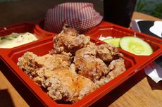 Icip Bento Ayam Karaage khas Jepang di Warung Kaki Lima Senopati 