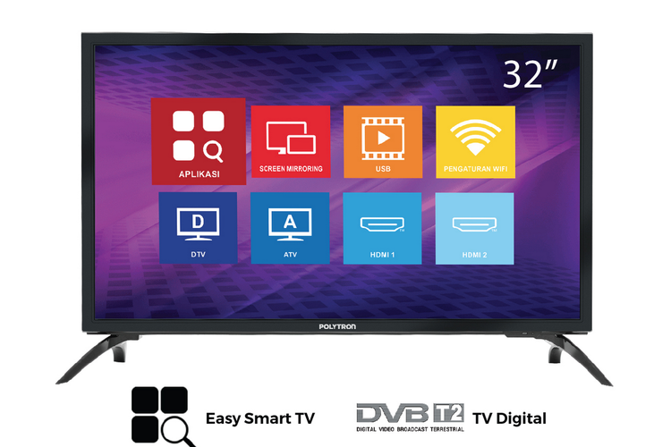 Ilustrasi Smart TV digital Polytron PLD 32MV1859