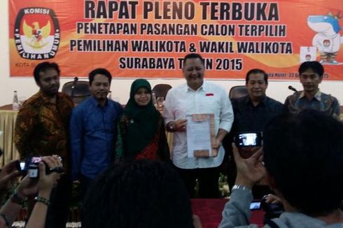 Risma Ditetapkan sebagai Wali Kota Terpilih Surabaya