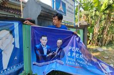 DPC Demokrat Cirebon Copot Spanduk dan Sobek Gambar Anies Baswedan
