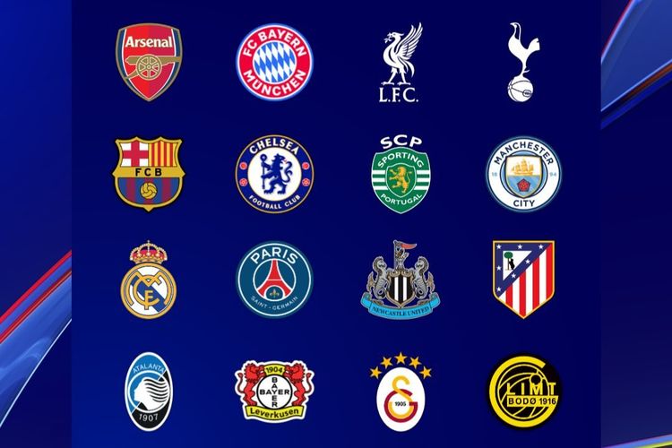 Daftar Lengkap Tim yang Lolos ke 16 Besar Liga Champions 2025/2026