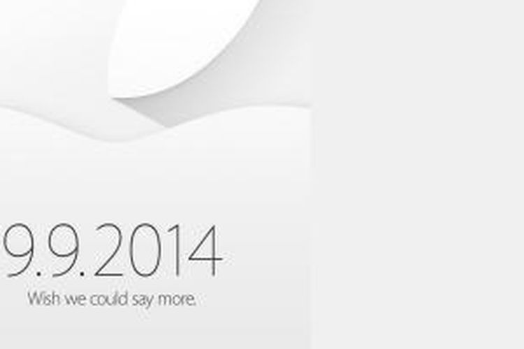 Undangan Apple untuk acara tanggal 9 September 2014