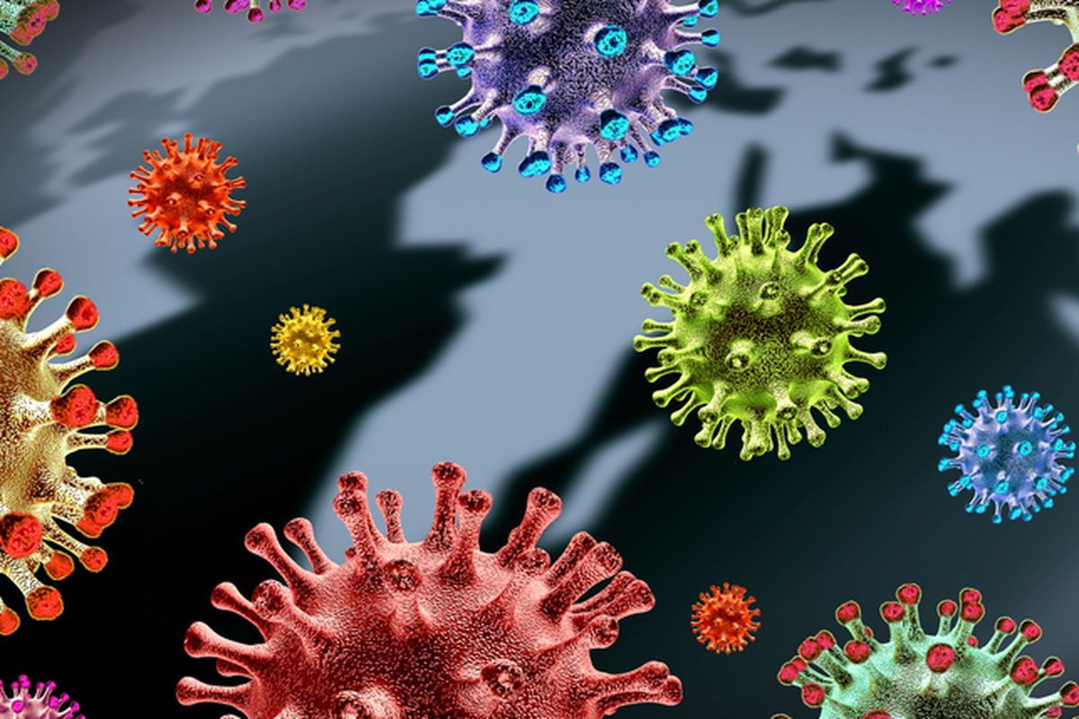 Ilustrasi varian virus corona, nama varian virus corona. Varian Covid Pirola menambah daftar baru mutasi virus corona. Varian B.2.86 ini terdeteksi pertama kali di London, Inggris, berasal dari air limbah.