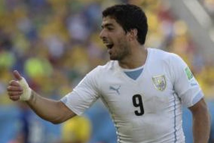 Striker Uruguay, Luis Suarez.