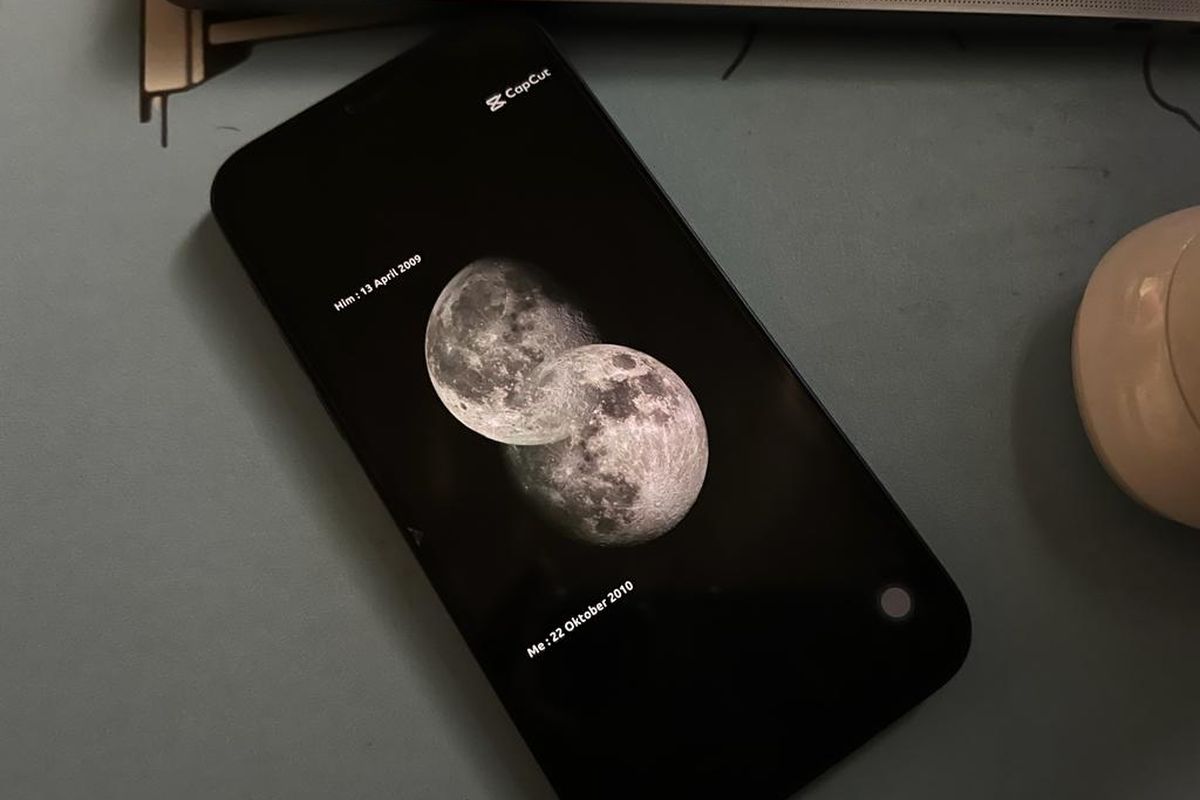 Video moon phase tanggal lahir sendiri dan pasangan yang tengah ramai di TikTok.