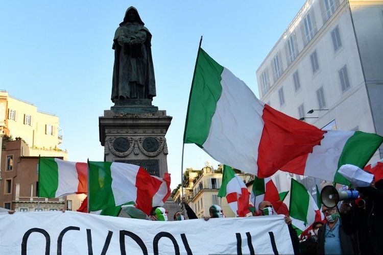 Italia mencatat jumlah korban meninggal akibat Covid-19 terbanyak di Eropa