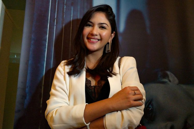 Artis peran Jessica Mila dalam jumpa pers Peluncuran Teaser dan Trailer Film Mata Batin 2 di kantor Soraya Intercine Films, Menteng, Jakarta Pusat, Selasa (4/12/2018).