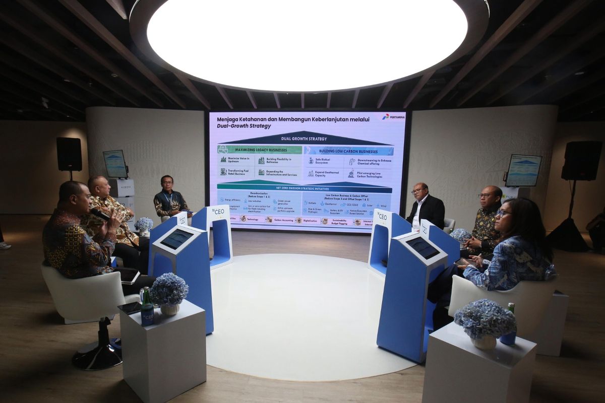 Pelaksanaan CEO Connect di Bentara Budaya Art Gallery Jakarta, Kamis (16/10/2025).