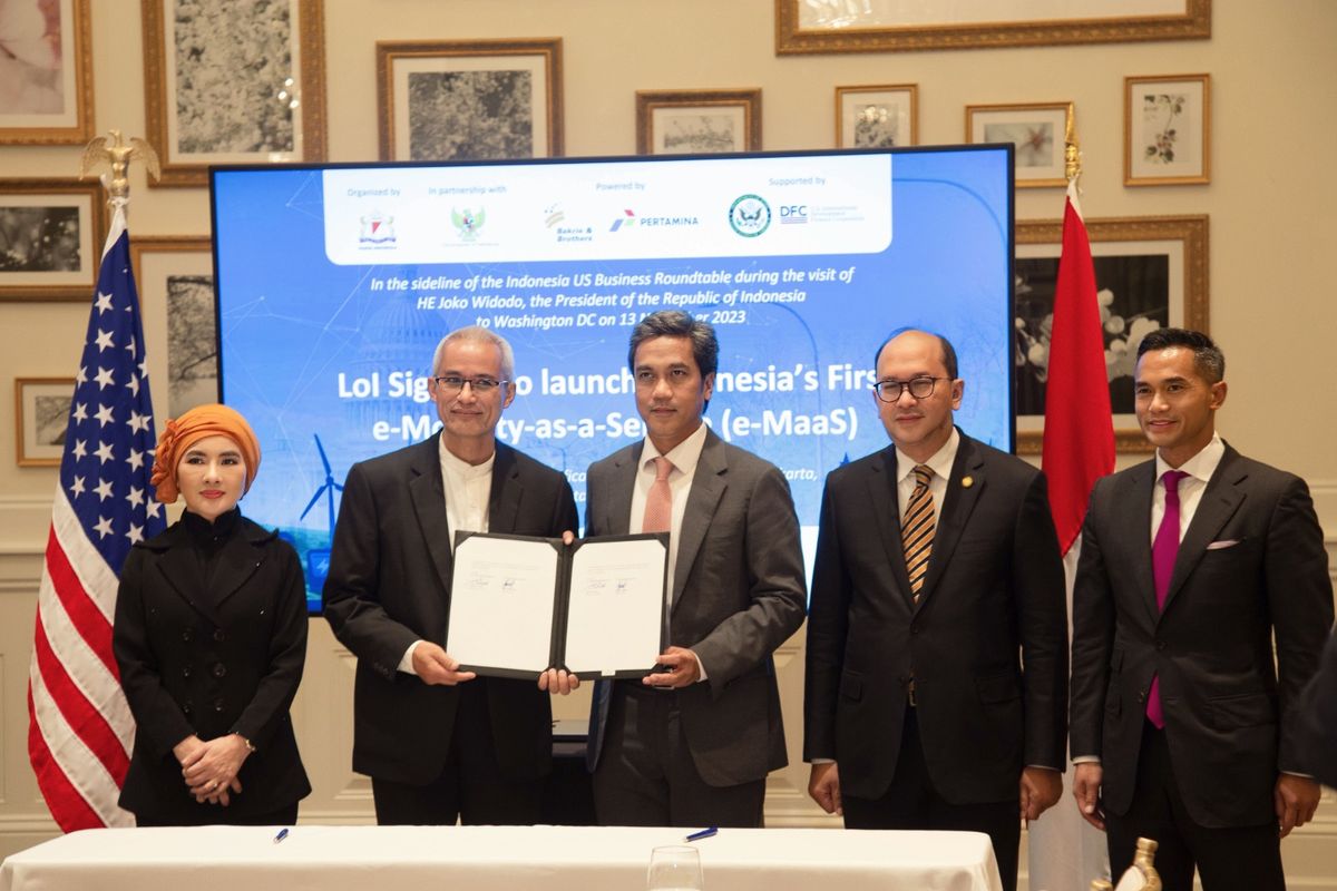 Pertamina & New Renewable Energy (PNRE) atau Pertamina NRE bekerja sama dengan PT VKTR Teknologi Mobilitas Tbk (VKTR).