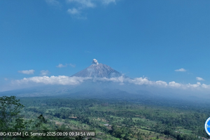 Gunung Semeru Alami Erupsi, Letuskan Kolom Abu Setinggi 500 Meter