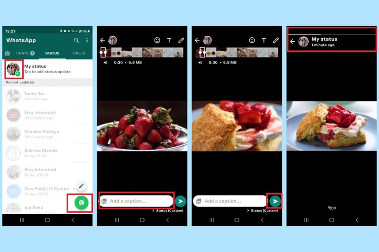 Cara upload video dari YouTube ke Status WhatsApp