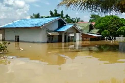 Parahnya Banjir di Indragiri Hulu, Sampai Rendam Dua Desa dan Satu Kelurahan