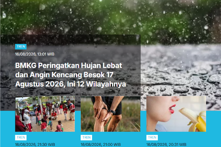 [POPULER TREN] Wilayah yang Akan Hujan Hari Ini | Respons Iran soal Hormuz Jadi Wilayah AS