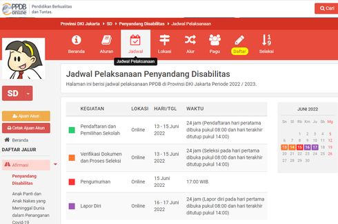 PPDB Jakarta SD Jalur Afirmasi Diumumkan, Simak Cara Pantau Hasilnya