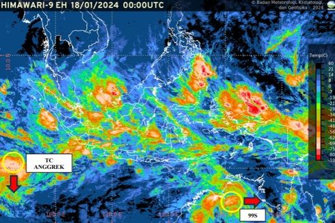 Bibit Siklon Tropis 99S di Indonesia Sampai Kapan? Ini Kata BMKG