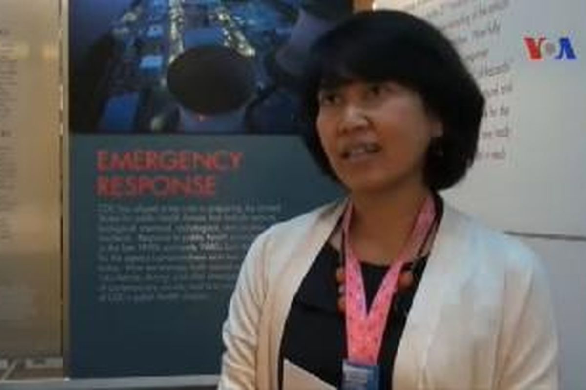 Dokter Endang Widiastuti Handzel, Ahli Kesehatan Indonesia di CDC, Atlanta, Georgia.