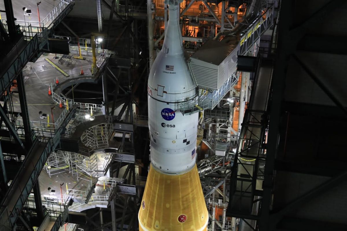 NASA siap untuk menguji coba megaroket Space Launch System (SLS) dalam misi ke Bulan. 