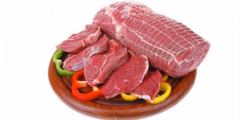 Simpan daging sapi dalam freezer bersuhu 1-5 derajat celcius