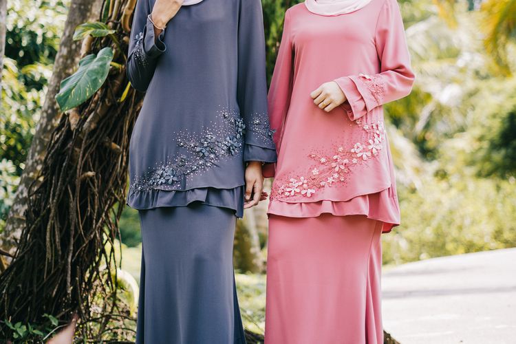 Ilustrasi baju kurung 