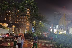 'Horor' di Margonda Kemarin Sore: Saat Pohon Tumbang, Macet, dan Banjir Jadi Satu