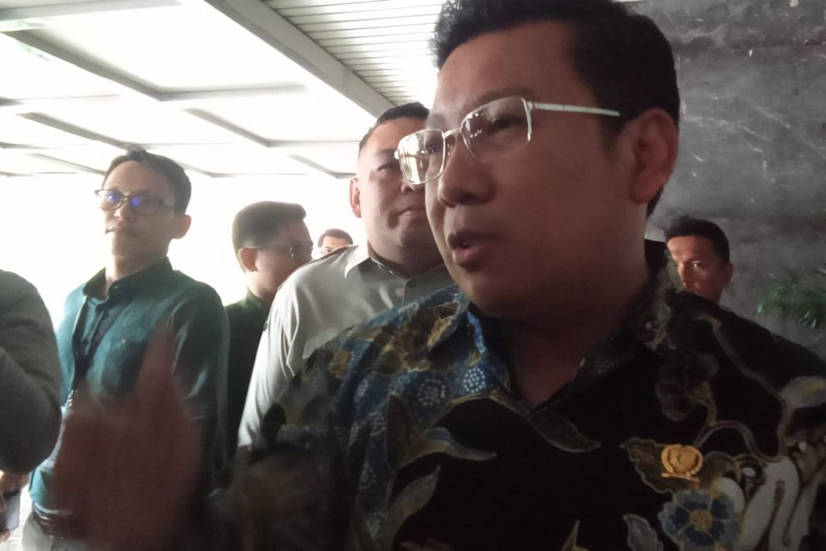 Plt Mentan Arief Prasetyo saat ditemui media di Kementerian Pertanian, Senin (9/10/2023).