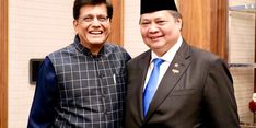 Bertemu Menteri Piyush Goyal, Menko Airlangga Dorong Penyelesaian Isu Teknis untuk Tingkatkan Perdagangan Indonesia–India