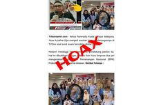 [HOAKS] Ketua Panwaslu Kuala Lumpur Berpose Dua Jari Dukung Prabowo-Sandiaga