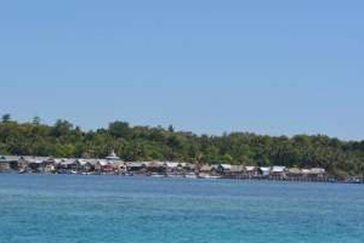 Pulau Longos di Kabupaten Manggarai Barat, Nusa Tenggara Timur. 