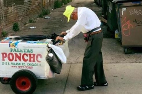 Penjual Es Krim Uzur Sumbangkan Uang Santunannya ke Rumah Ibadah