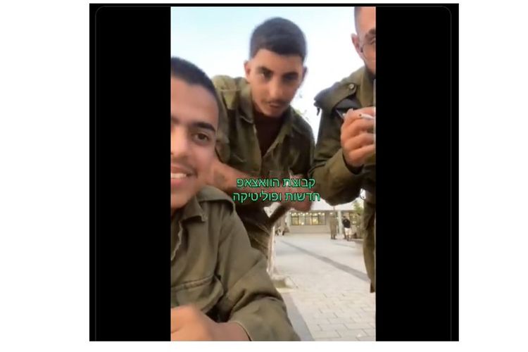 Video tentara Israel nyatakan dukungan untuk Palestina